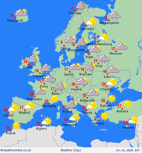 UK and Europe weather forecast latest, October 24: Hurricane Epsilon set to hit the UK and the rest of Europe