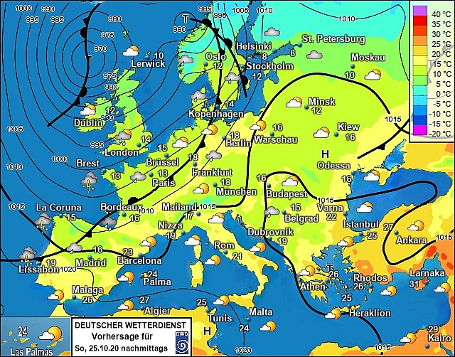 UK and Europe weather forecast latest, October 25: Intense rainfall and gusts associated with bad weather heading to north east of the UK