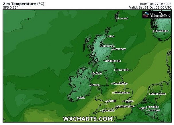 UK and Europe weather forecast latest, October 28: Flood warning issued as torrential rainfall batter Britain