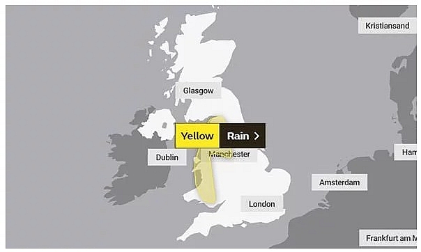 UK and Europe weather forecast latest, October 28: Flood warning issued as torrential rainfall batter Britain