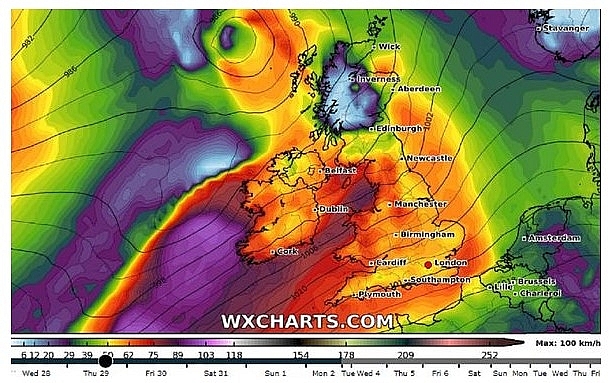 UK and Europe weather forecast latest, October 29: October to end with two hurricanes bringing snow and temperatures plummet