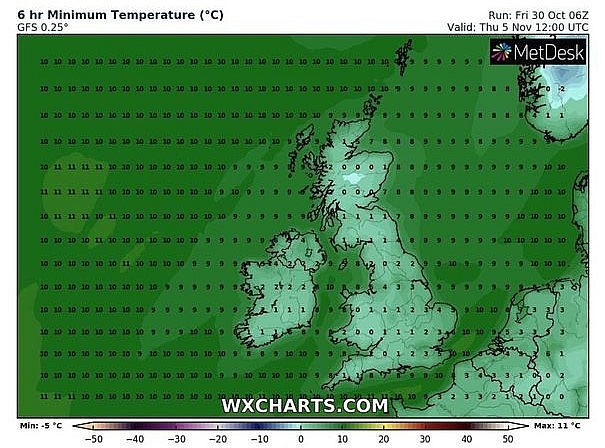 UK and Europe weather forecast latest, November 1: Freezing air to sweep Britain as La Nina declared