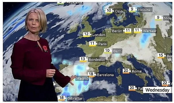UK and Europe weather forecast latest, November 4: Freezing temperatures cause snow showers in Britain
