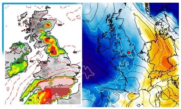 uk and europe weather forecast latest november 5 london in firing line with snow sweeping across britain