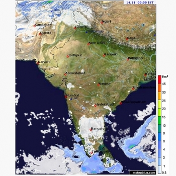 india weather forecast latest november 14 bearing a gradual increase in minimum temperature in some parts