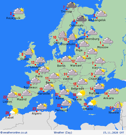 UK and Europe weather forecast latest, November 15: Brutal weekend with heavy rain and wind dominates the UK