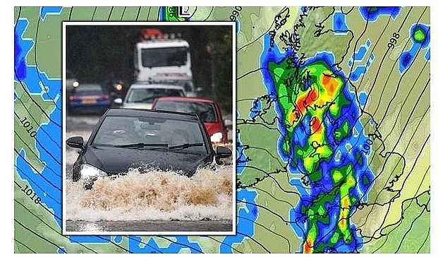 UK and Europe weather forecast latest, November 16: A large band of rain to spread the UK in two days