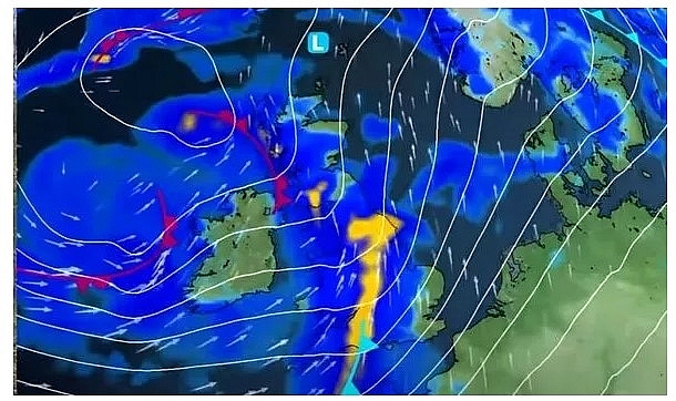 UK and Europe weather forecast latest, November 16: A large band of rain to spread the UK in two days