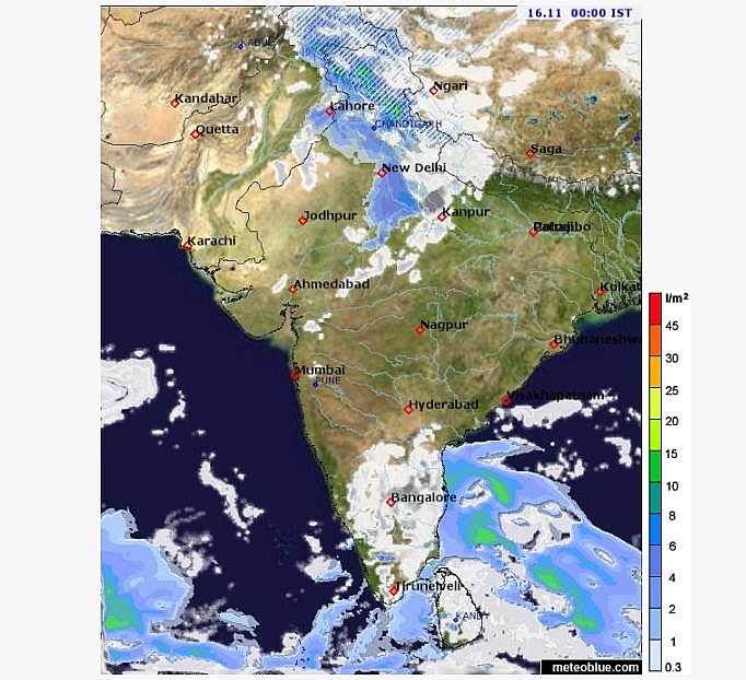 India weather forecast latest, November 16: Rain sets to improve the Air Quality Index