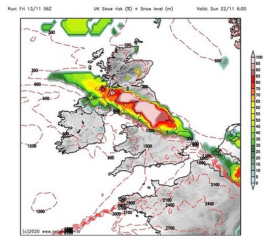 UK and Europe weather forecast latest, November 17: Torrential rain to lash Britain with strong gales and flood warnings