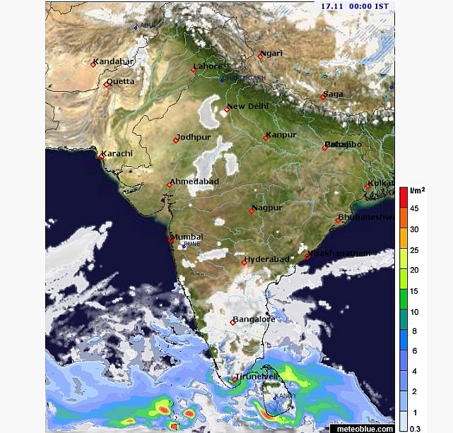 India weather forecast latest, November 17: Scattered light to moderate rains set to cover interior of some areas