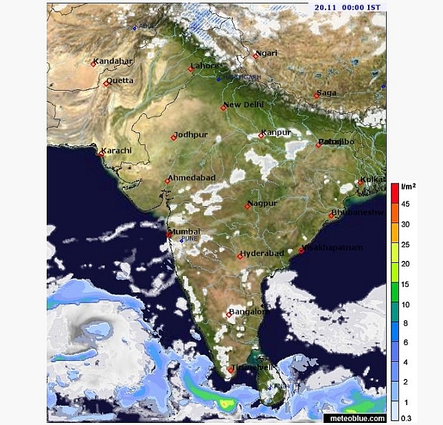 India weather forecast latest, November 20: Temperatures continue to fall as pollution level rises in Delhi