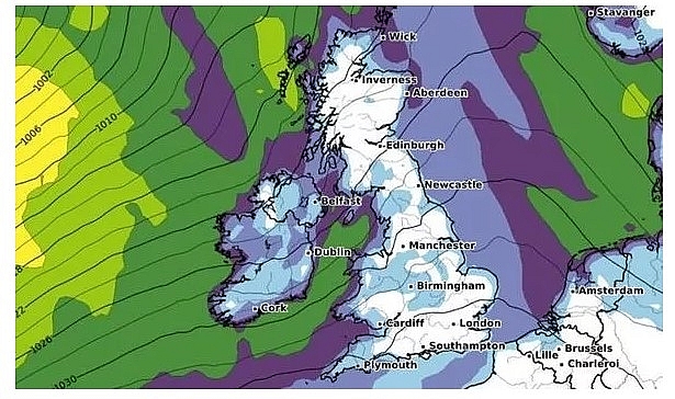 UK and europe weather forecast latest, november 21: temperatures fall below freezing as snow sets to cover