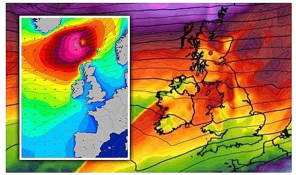 UK and Europe weather forecast latest, November 23: Gusts and snow set to cover Britain