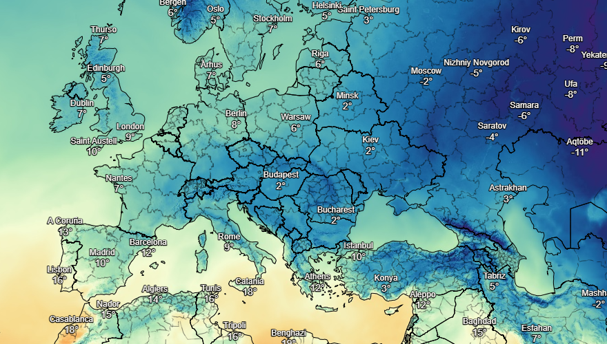 UK and Europe weather forecast latest, November 23: Gusts and snow set to cover Britain