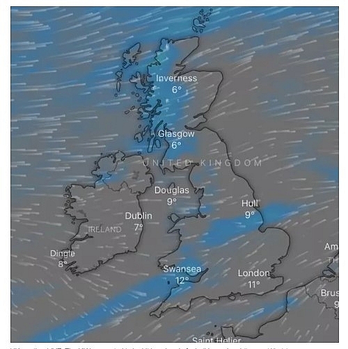 UK and Europe weather forecast latest, November 23: Gusts and snow set to cover Britain