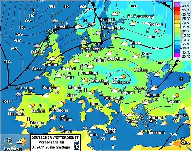 UK and Europe weather forecast latest, November 24: Milder air to cover the UK after frosty conditions