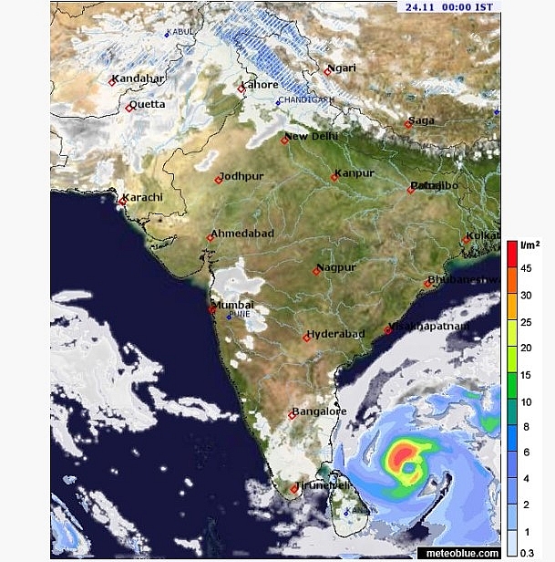 India weather forecast latest, November 24: Western disturbance briefly causes a slight increase in temperatures