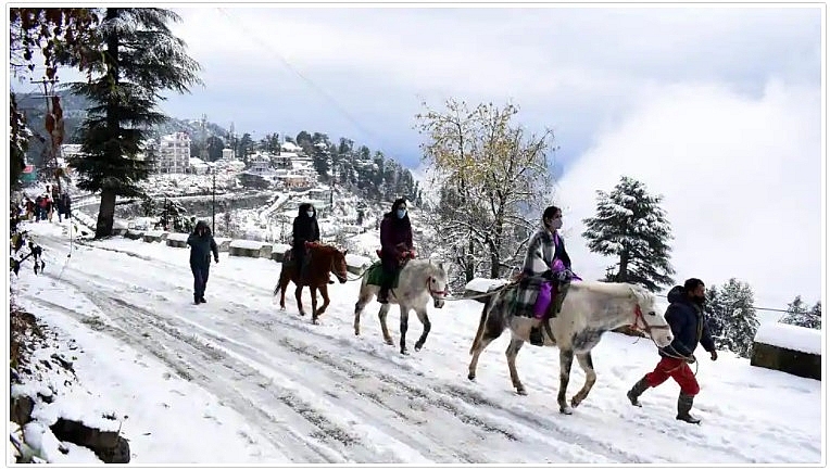 India weather forecast latest, November 28: Some parts witness fresh snowfall with national highway 5 blocked