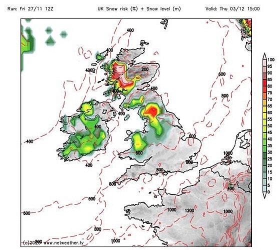 UK and Europe weather forecast latest, November 29: