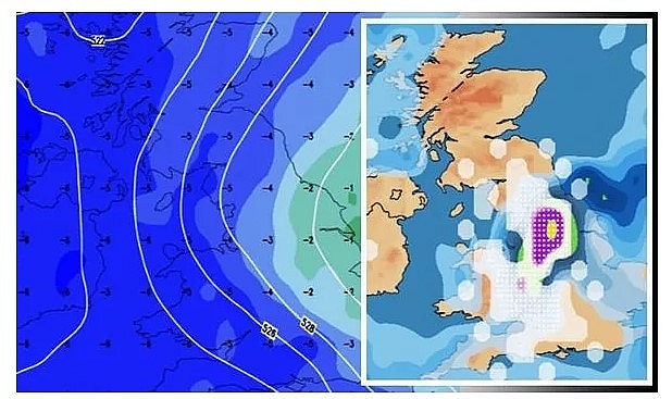 UK and Europe weather forecast latest, December 1: Temperature plunges and five day snow blitz expected in the UK