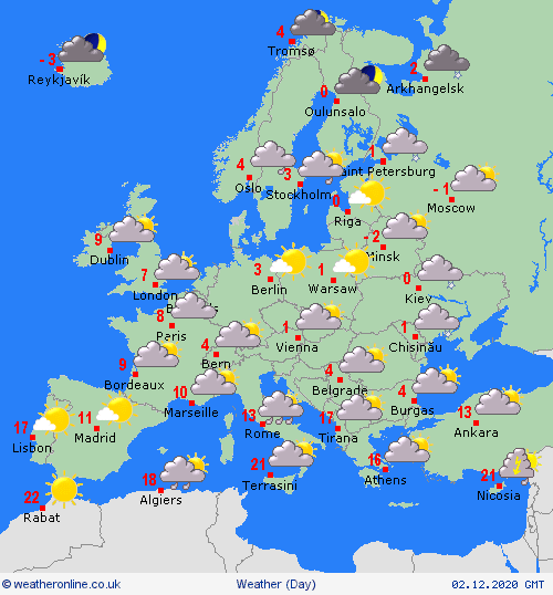 UK and Europe weather forecast latest, December 2: Freezing temperatures, fog and snow start the Christmas season