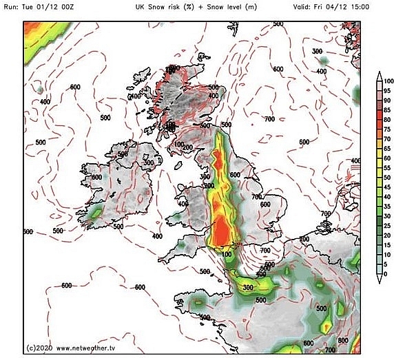 Uk And Europe Weather Forecast Latest December 3 Freezing Cold Arrives With An Alarming Snow 0448