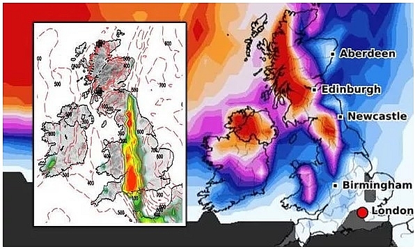 UK and Europe weather forecast latest, December 3: Freezing cold arrives with an alarming snow plume