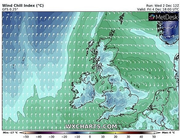 UK and Europe weather forecast latest, December 4: Ferocious chill with five day snow bomb to hit Britain