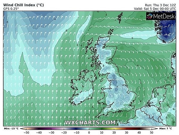 UK and europe weather forecast latest, december 5: wintry smash into britain with a new snow alert issued