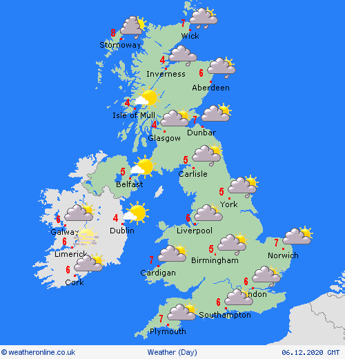 UK and Europe weather forecast latest, December 6: Weather maps turn blue with freezing temperatures leading snow