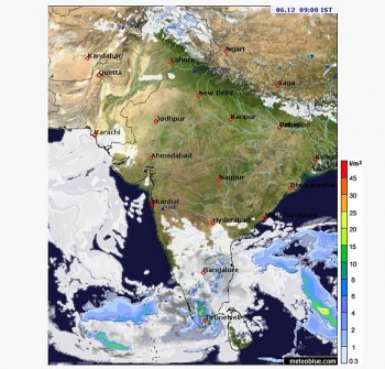 india weather forecast latest december 6 two western disturbances with widespread snowfall set to batter