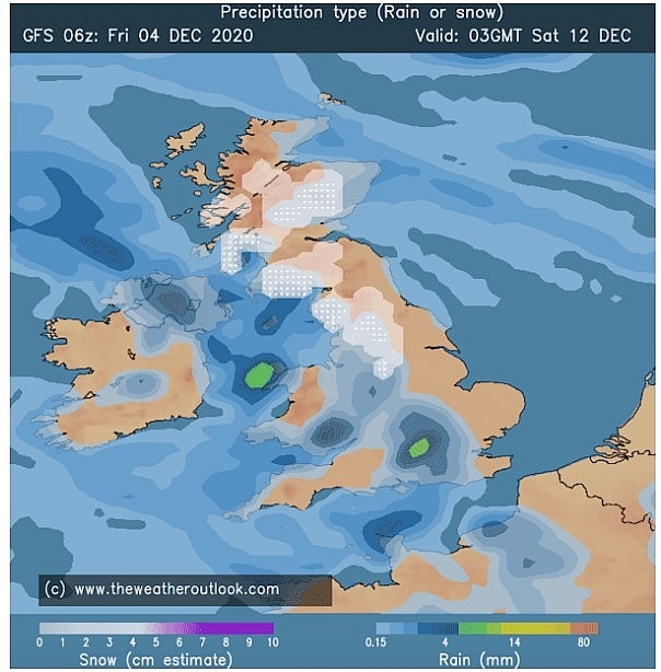 UK and Europe weather forecast latest, December 7: Chilly temperatures linger with gales, snowfall and icy rain