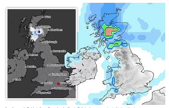 UK and Europe weather forecast latest, December 9: Temperatures plummet below freezing with threat of snow showers