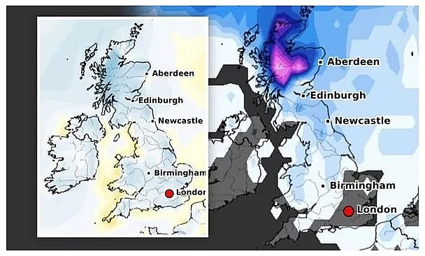 UK and europe weather forecast latest, december 13: freezing christmas to come with 7 degree celsius