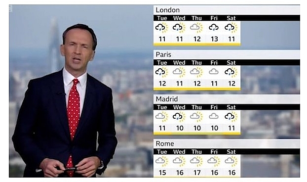 UK and Europe weather forecast latest, December 15: A persistent band of blustery rain to cover the UK