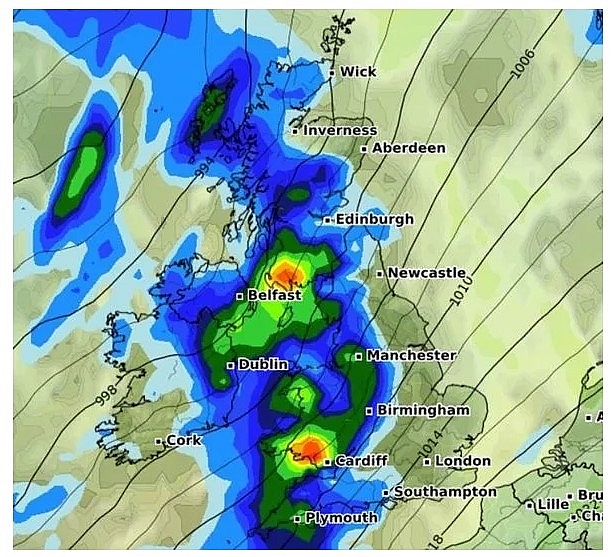 UK and Europe weather forecast latest, December 16: Strong wind and a band of qually rain to cover western parts of the UK