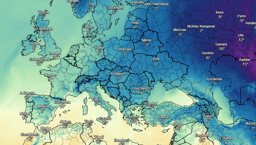 UK and Europe weather forecast latest, December 16: Strong wind and a band of qually rain to cover western parts of the UK