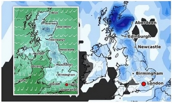 uk and europe weather forecast latest december 17 bitterly cold air brings wintry conditions snow to cover the uk
