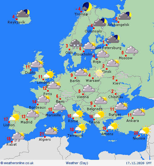 UK and Europe weather forecast latest, December 17: Bitterly cold air brings wintry conditions and snow to cover the UK
