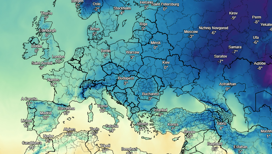 UK and Europe weather forecast latest, December 17: Bitterly cold air brings wintry conditions and snow to cover the UK