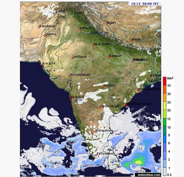 India weather forecast latest, December 18: Cold wave to persist and scattered to fairly widespread rain over Tamil Nadu, Kerala