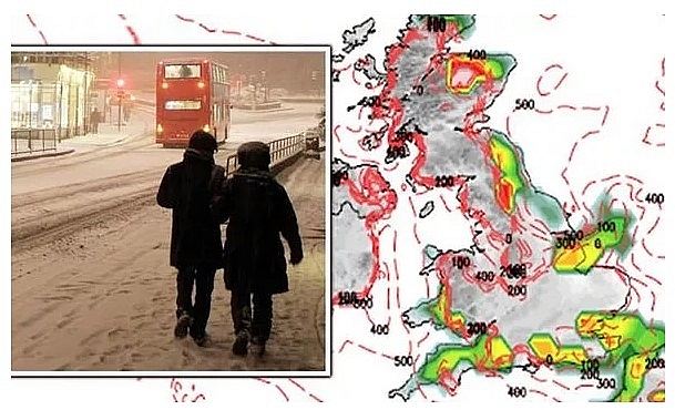 UK and Europe weather forecast latest, December 18: Conditions turn colder with snow over northern hills for Christmas