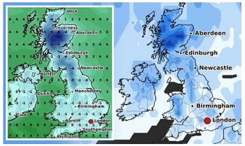 uk and europe weather forecast latest december 19 snow fall to cover over the festival period in britain