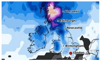 uk and europe weather forecast latest december 21 freezing sub zero temperatures snow to sweep over the uk during christmas week