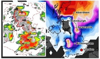 uk and europe weather forecast latest december 23 ferocious arctic snow bomb sets to bombard britain