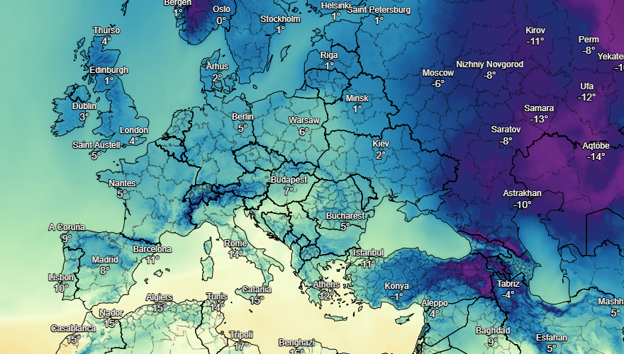 UK and Europe weather forecast latest, December 25: Ferocious polar blast and snow to blanket the UK