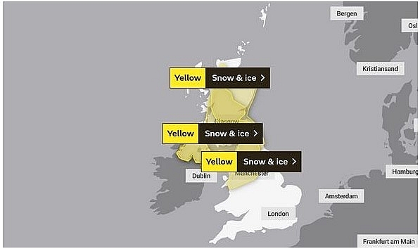 UK and Europe weather forecast latest, December 28: Storm Bella heading to Britain as shown by horrifying weather maps