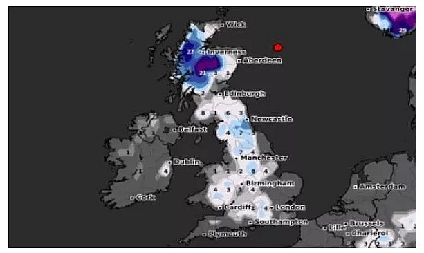 UK and Europe weather forecast latest, December 29: Temperatures plunge as snow showers to smash parts of Britain