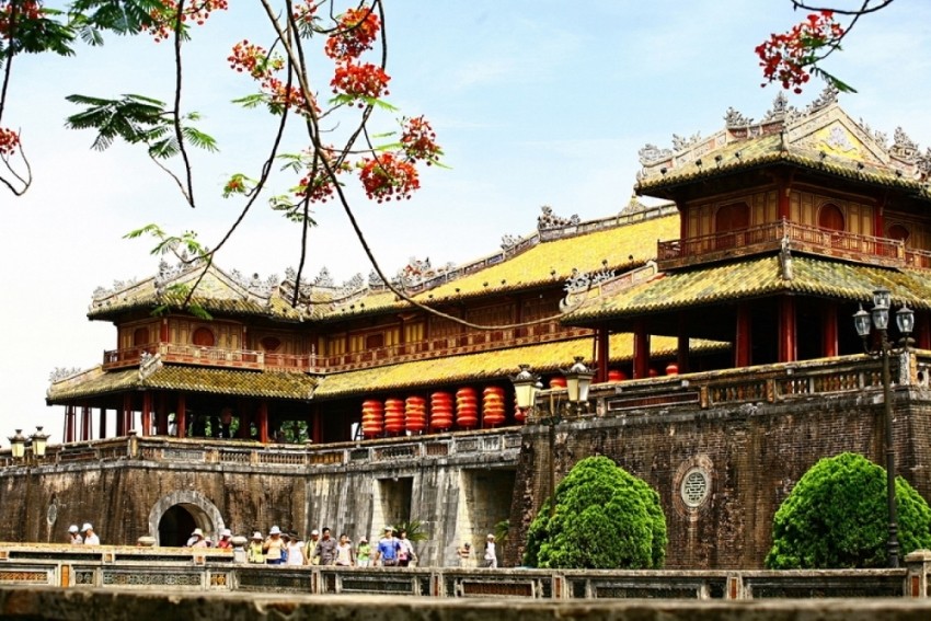 Visitors can enter Hue Citadel from the South Gate. (Photo: VOV)